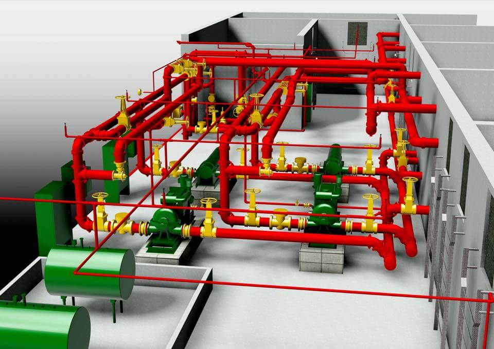 Fire Protection Revit BIM Modeling